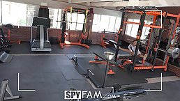 Fit babe likes her workout routine a lot especially when it includes a hardcore fuck
