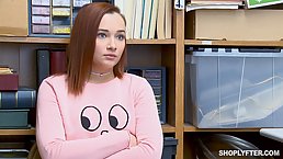 April Reid was accused of shoplifting, so to prove her innocence she had to suck cock