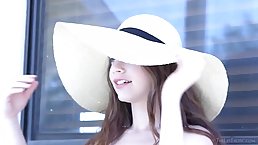 Avri Norwood is often masturbating outdoors, because it feels so good, especially during an orgasm