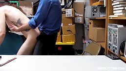 Jericha Jem is about to fuck her way out of a potential trouble after she was shoplifting