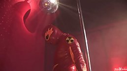 Smashing babes in black fishnets and erotic lingerie are having kinky sex sessions, all night long