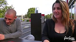Sonia is eager to experience an intense orgasm while having sex with two guys from the neighborhood