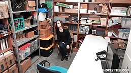 Tali Dova got banged to learn her lesson about shoplifting, and liked every second of it