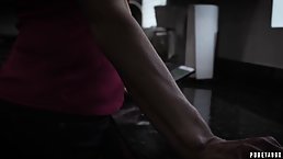 Gia Paige is having hardcore sex with two very horny guys, at the same time
