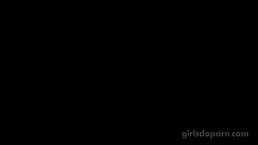 Brunette with glasses is fucking a guy in a reverse cowgirl position and moaning while cumming