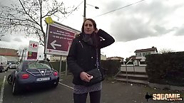 Carlie is a super horny, French babe who is always in the mood to fuck a stranger