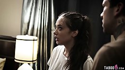 Spoiled teen got two cocks to suck, at the same time, and enjoyed doing it