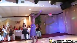 Racy babes are having a bachelorette party and sucking dicks, to spice it up a bit