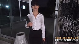Horny girls are fucking their married neighbors, every once in a while, just for fun
