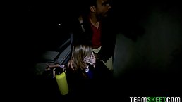 Avery Mon likes to have rough sex in the middle of the night, until she cums