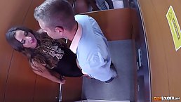 Amirah Adara fucks a stranger stuck in the elevator - HD porn video | PornHD