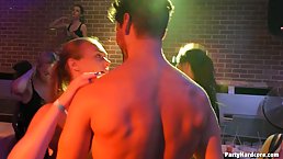 Sex with strangers, in the night club feels so good that it has to happen many times