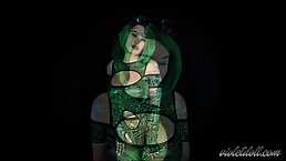 Kinky femdom hacker is doing some very satisfying things, because she is one very nasty girl