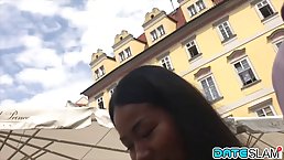 An amateur, Asian babe likes to travel to new places and to fuck random guys