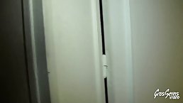Frisky brunette, Jessyca is sucking many dicks in a row and riding them like crazy