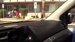 An amateur blonde with blue eyes is fucking a black guy, in a hotel room