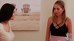 Brenna Sparks and her new girlfriend went to the bedroom to give some pleasure to each other