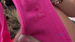 Brooke Haze is a sweet chick who likes to have casual sex on the beach