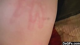 Slutty blonde chick, Stacie likes rough fuck from the back and a massive facial cumshot
