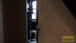 British slut is submissive and needs a rough man to keep her in her place