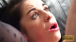 Brunette milf is getting fucked in the ass and enjoying it more than she expected