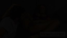 Mature woman, Devon Lee is rubbing her clit while her lover is fucking her ass hole