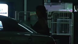 Lovely Asian babe got fucked in a local forest and was left naked in the street