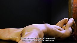 Red haired sub is getting tied up quite often, because her master likes it like that
