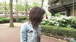 Mme Renard and Amelie got an offer from a handsome stranger to have a threesome with him