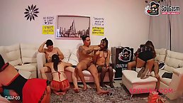 Kinky girls are having tons of fun with horny guys, who are not their boyfriends