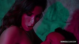 Clea and Claire are having group sex in the middle of the night and loving it