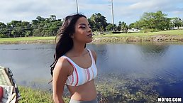 Maya Bijou is a cock loving, Latin babe whose blowjobs feel better than anything else