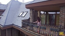 Passionate chick is eager to get fucked, although her fiancee is out of town, for the weekend