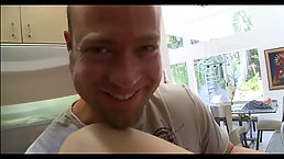 Sheila is being tortured in the kitchen in a way that makes her horny and eager