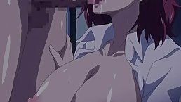 Cartoon slut with big tits and dripping wet pussy, Jutaijima is having hardcore sex with her ex
