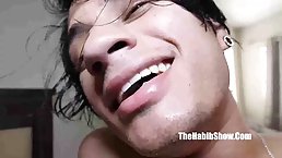 Sally is very excited about making her first porn video for money, with a handsome, Mexican guy