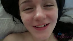 Rosalyn Sphinx is a delightful, brunette cock sucker who needs orgasms on a daily basis