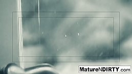 Horny milf was caught on tape while she was getting fucked from the back and enjoying it