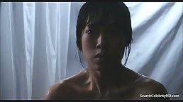 Japanese babe, Jeong Si-ah is getting banged in the middle of the night and loving it