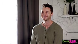 Delightful blonde teen likes to fuck her handsome step- brother as often as it is possible