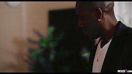 Classy blonde housewife, Christina has a thing for black guys and domination, at all times