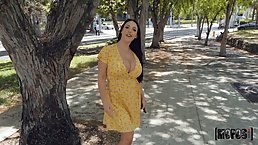 Big titted brunette, Angela White knows exactly what to do with a rock hard meat stick