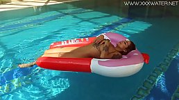 Busty Canadian babe with red hair is completely naked and ready to play with her pussy