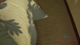 Ashley Lane is giving a sensual footjob to her lover and getting fucked very hard, in return