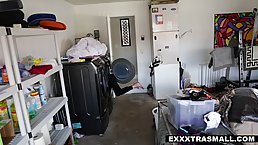 Jessae is getting her pussy plowed very hard, while her boyfriend is on his way home