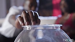 Black man is fucking his neighbor's insatiable wife, every once in a while, in a hotel room