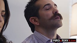 Autumn and Lena are fucking a handsome, married man during one of his sex therapies