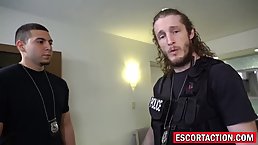 Sadie Blake got properly punished by a police officer, whose dick got very hard for her