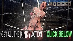 Kinky blonde girl next door likes to get tied up and forced to cum in many ways