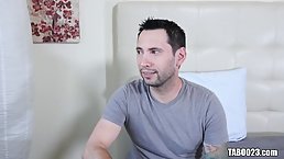 Tattooed brunette, Katrina Jade is getting her daily dose of fuck, from her boyfriend's good friend